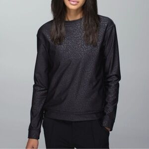 Lululemon Departure Top Petal Camo Embossed Black 4
